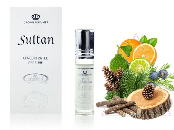Al Rehab perfume oil Sultan, 6 ml (Male)